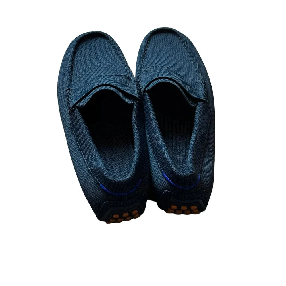 Rothy's The Driving Loafer Slip On Comfortable Navy Blue Size M9.5 NWOB